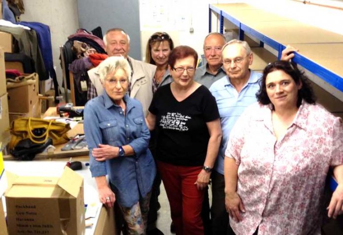 v.l.n.r. Christina Liedtke, Hans Pister, Ilonka Blum, Monika Zillhardt, Rolf Hamm, Ernst Klopfer von der Freiwilligenagentur und Nicole Blem vom Generationenbüro.